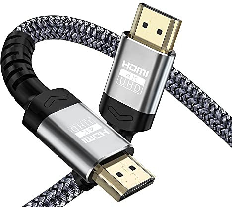Soonsoonic 4K HDMI Kabel 1M | 18Gbps Ultra High Speed HDMI 2.0 Kabel & 4K@60Hz HDR ARC HDCP2.2 Ethernet-Geflecht HDMI Kabel | für UHD TV Monitor Laptop Xbox PS4/PS5 ect