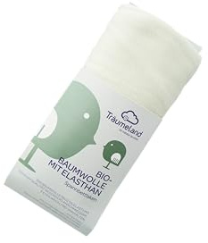 Träumeland Spannbettlaken Bio-Baumwolle mit Elasthan mint 40 x 90 cm