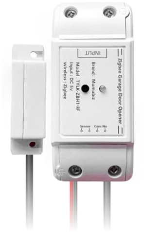 Corghd Abridor inteligente de puerta de garaje con control incondicional RF433 MHz, puerta de garaje inteligente para Yandex fácil de instalar fácil de usar (Zigbee)