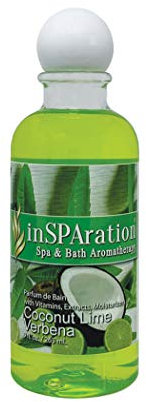 inSPAration Spa and Bath Aromatherapie 371X Spa Liquid, 266 ml, Kokosnuss Limette Verbena