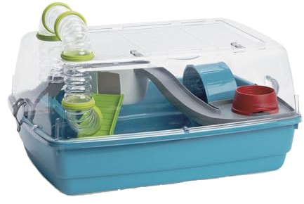 Gabbia Box per criceti e piccoli roditori Bernie Prestige 53X38X25,5H colori assortiti