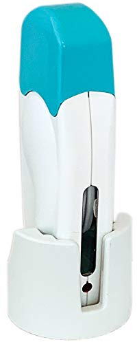 EpilWax Wachswärmer für 100 ml Roll-On Wachspatrone - Wachs Wärmer zum Schmelzen von Warmwachspatronen (Weiß, Mit Ständer)