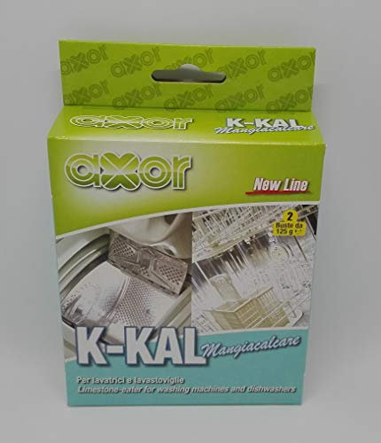 DISINCROSTANRE MANGIACALCARE IN POLVERE PER LAVATRICI E LAVASTOVIGLIE KIT 2 BUSTE DA 125 G