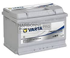 Varta Professionnal Decharge Lente Lfd75 Batterie Bateaux, Camping-Cars, Loisirs, 12 V 75Ah 650 Amps (En)