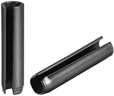 sourcing map Ranurado Resorte Pasador - 6mm x 30mm Acabado Liso 65Mn Rollos Kit Surtido para Pequeños Máquinas Proyectos 100Pcs