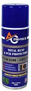 AC Pro-Tech Total Rust and PCB Protection Spray, Anti-Rust Spray for HVAC-Systems, Cars, Motorbikes, and PCB Components, 400ml