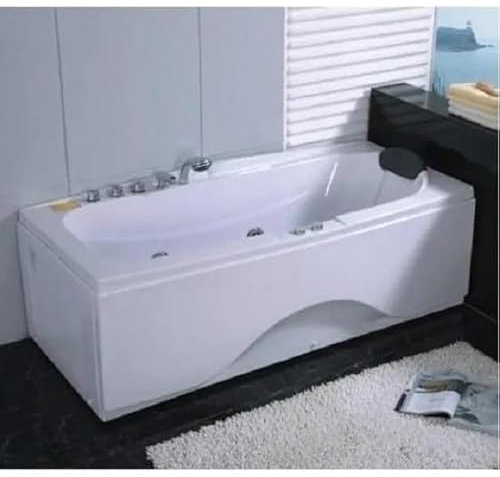 Bagno Italia Bañera de hidromasaje de 170 x 78 cm, 1 plaza, 8 chorros, grifería incluida