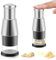 Knoblauchstampfer Knoblauchschneider Knoblauch Stampfer Edelstahl Knoblauchpresse Knoblauchhacker Knoblauchbrecher Zerkleinerer Gemüseschneider für Paprika Zwiebeln