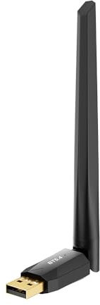 USB Bluetooth Dongle Adapter 5.4 für PC, Bluetooth Stick für Windows 11/10/8.1, Desktop, Laptop, 150m Langstrecken, Plug & Play, EDR, Verbindung mit 7 Geräten, für Maus, Tastatur, Kopfhörer