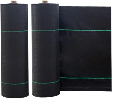 DMBBSAPBSH Membran för ogräsbekämpning, ogräsbarriärtyg för trädgårdar, gårdar, landskapsarkitektur och rabatter (1,2 x 30 m/4 x 100 ft)