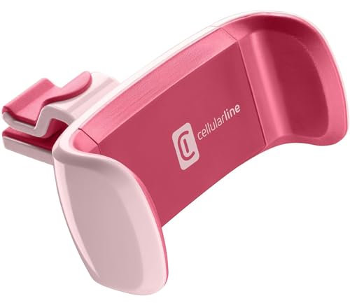 cellularline | Car Holder - Universal | Supporto Smartphone da Auto per Alette di Aerazione - Universale per Tutti i Cellularli - Rotazione a 360°