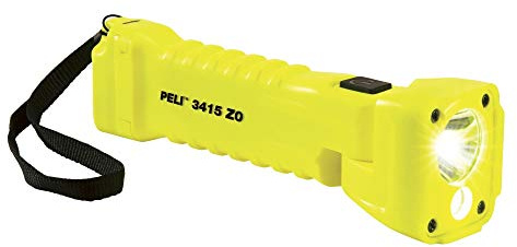 Peli Light 3415 ATEX Zone 0 Lampe de poche LED à tête courbée Jaune 329 lm