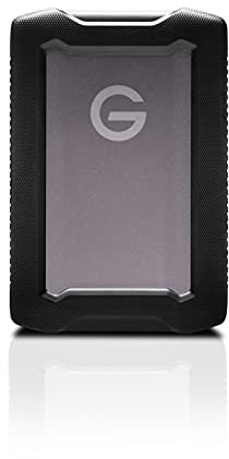 SanDisk PROFESSIONAL G-DRIVE ArmorATD 4 TB mobile Festplatte, All-Terrain Festplatte, USB-C-fähig, 135 MB/s, für Mac und Windows, wasser- und staubfest