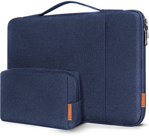 DOMISO Laptoptasche 17 Zoll Hülle Stoßfest Wasserdicht Laptop Sleeve PC Case Notebook Schutztasche für 17.3 HP Pavilion 17 Envy 17/Dell Inspiron 17/Lenovo IdeaPad/LG Gram/ASUS/MSI,Navy blau