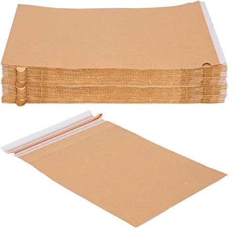 verpacking Versandbeutel aus Kraftpapier 120 g/m² wiederverschließbar 25 x 32 cm Versandtasche Warensendung (100 Stück)