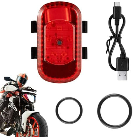 Zasdvn Luci Biciclette LED, Fanale Luce Posteriore Per Bici A Ricaricabile Tramite USB Torcia Di Sicurezza Ciclismo Posteriore Per Bicicletta Luminosa Mountain Impermeabili I'equitazione Notturna