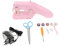 Lurrose 1 Juego De Máquina De Coser De Mano Máquina De Coser Portátil Máquina De Coser Duradera Máquina De Coser Pequeña Mini Máquina De Coser Dispositivo De Costura Máquina De