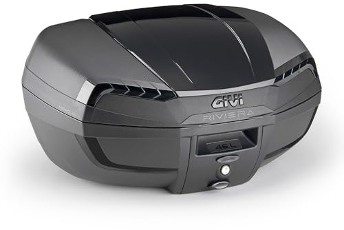 Generico E46NB NOUVELLE VERSION 2025 Topcase Riviera Triple Noir compatible avec les attaches et supports Monolock Givi