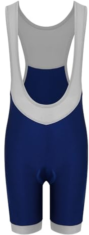 winying Barn cykelbyxor barn mountainbike vadderade shorts sport shorts fritidsbyxor sportbyxor löparbyxor elastiska cykelshorts jazz, Marinblå, 110-116