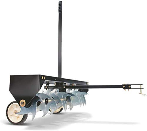 MTD Aireador Escarificador remolcable 102 cm, 12 estrelas de púas, Incluye Ruedas. Fabricante, Negro