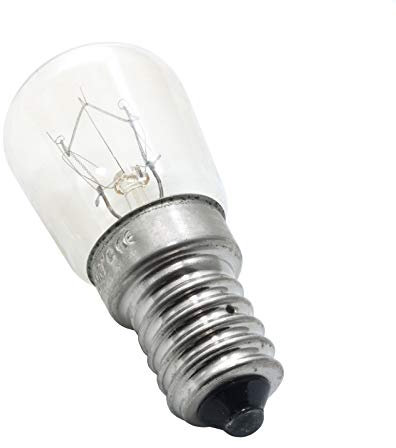 Lampadina forno 25W vetro E14 luce calda resistente alte temperature 300 gradi