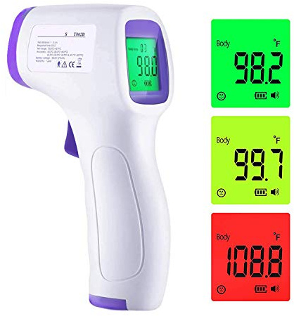 NEW model febertermometer kontaktlös digital barn panntermometer infraröd med omedelbar mätning feberlarm termometer professionell kropp lämplig för spädbarn vuxna