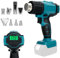 Decapeur Thermique Sans Fil pour Makita 18V batterie (sans batterie, sans chargeur), 300W pistolet à air chaud 18 V, température jusqu'à 550 °C, pistolet à air chaud sans fil pour soudure