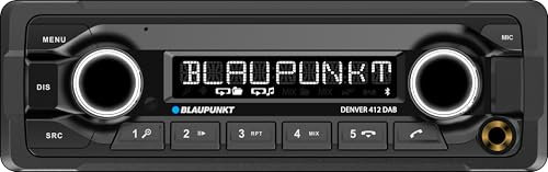 Blaupunkt Denver 412 DAB, 1-DIN Autoradio, DAB+, Bluetooth, Freisprecheinrichtung, USB, Aux-Eingang, Lenkradfernbedienung, 4x50Watt, 12V