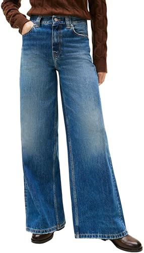 Tommy Hilfiger dam Andra jeans Dnm Kris 70's Wide Leg Hw Ww0ww46731