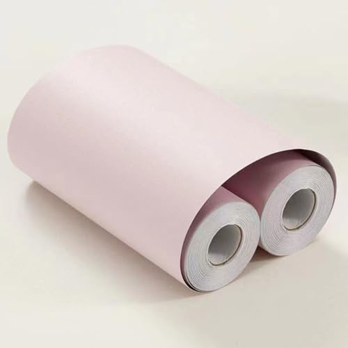 VisitRyl Light Pink self Adhesive Wallpaper Border wall Tiles Decorative, Peel and Stick wall Border Bathroom Stickers Light Pink 15cm X 1000cm