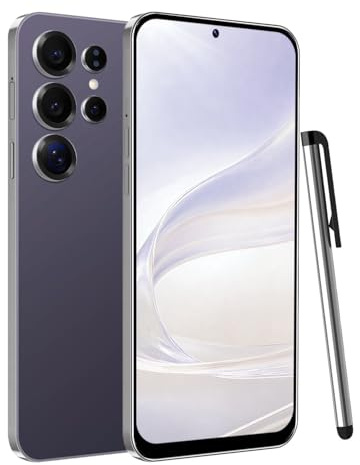 MTGud 4G Smartphone déverrouillé, Android 12.0 Téléphones Mobiles avec écran HD + 6,6 '', 4GB + 32GB ROM / 256GB SD, 4G Double SIM Double Caméra, ID Visage + WiFi+GPS+OTG (Dark Purple)