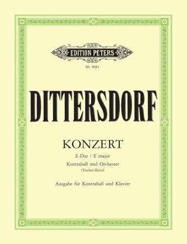 Konzert E-Dur - Kb Orch. Kontrabass, Klavier