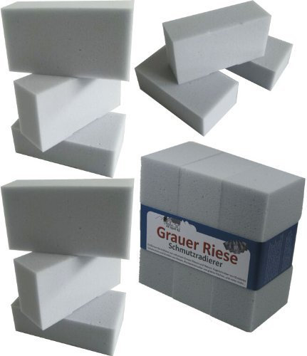 12 x Super Schwamm Grauer Riese Schmutzradierer 12x6,5x4cm