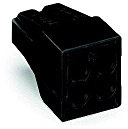 WAGO 773 Abzweigkasten-Steckverbinder, Klemmanschluss 4-polig 18 → 14 AWG / 24A, Packung a 100 Stück
