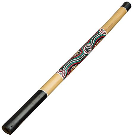 Australian Treasures - Didgeridoo per Principianti - Dipinto a Mano, Design Aborigeno - 120cm