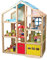Melissa & Doug Puppenhochhaus aus Holz mit Möbeln und Spielfiguren (18 Teile)