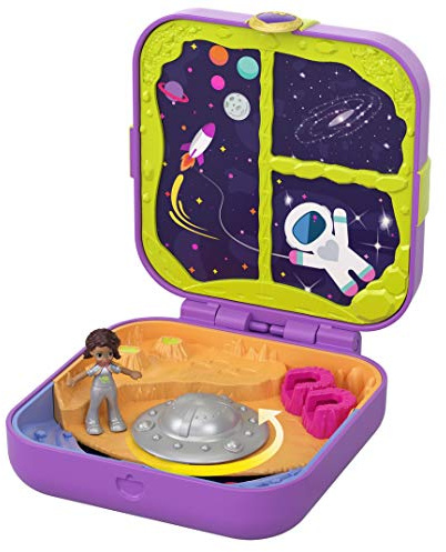 Polly Pocket Verborgene Schätze Weltraum-Abenteuer Schatulle