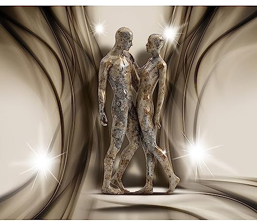 murando Fototapete selbstklebend Abstrakt 294x210cm Foto Tapete Tapetenfolie Möbelfolie Wandverkleidung Wandtapete Motivtapeten Bildtapete Schlafzimmer 3d Effekt Steinfiguren Steine h-A-0014-a-c