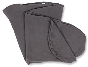 Doomoo Basics - Funda de cojín de lactancia de algodón orgánico Tetra Grey para cojín de embarazo Comfy Big – Nuevo estilo con colores naturales para su compañero de maternidad 35002021