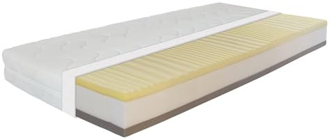 BeCo Matratze, Royal Duo TFK, 100 x 200 cm, H2, Taschenfederkern, Oeko-TEX Standard 100, Testsieger in Haus & Garten: SEHR GUT 1,2 (Heft 05/2019), Made in Germany, 100 Nächte Testschlafen