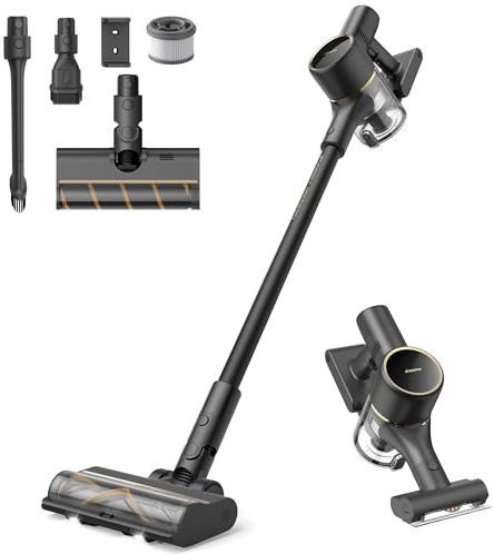 dreame R10 Pro Cordless Vacuum Cleaner, 20,000PA / 150 AW Cordless Stick Vacuum Cleaner, Lightweight and Anti-Tangle, Up to 65 Mins Runtime，Handheld Vacuum for Hard Floor, Carpet and Pet Hair