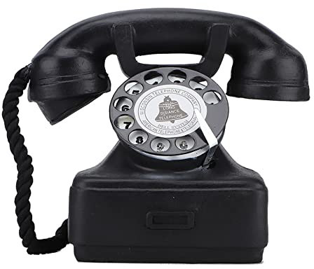 SEAFRONT Push Button Telefon Ornament Retro Antik Vintage Festnetztelefon Home Desk Decor Foto Requisiten