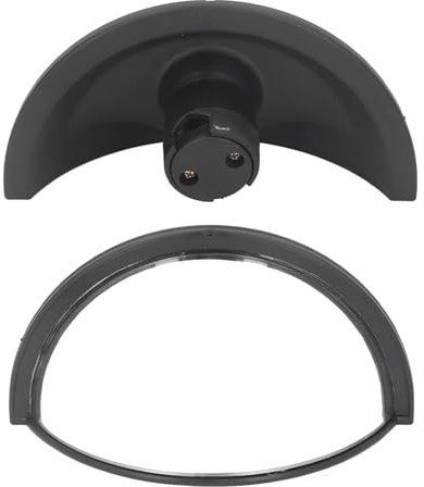 Leapiture Specchietto retrovisore per carrello elevatore Specchio grandangolare per punto cieco Specchio semicircolare convesso regolabile per la maggior parte dei carrelli