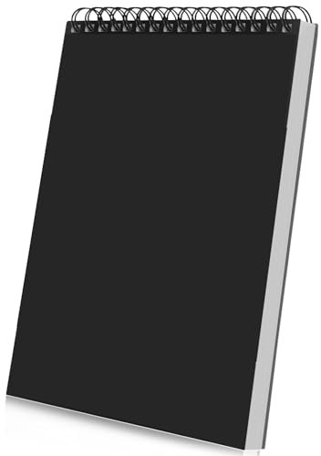 Atliberswo Zeichenblock A4 mit 60 Blatt/120 Seiten, Skizzenbuch a4 Spiralbindung, 160g/m² Dickes Papier, Sketchbook für künstler, Skizzieren, Illustration