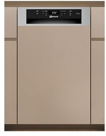 Bauknecht BK6PC11BS7A0 Vollintegrierbarer Geschirrspüler (45 cm)/ ActiveDry/Sensorprogramm/PowerClean/Besteckschublade/Hygiene-Programm/Vollwasserschutz/Multizone/Startzeitvorwahl