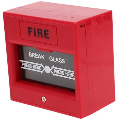 FOYTOKI Emergency Glass Break Alarm Button User-Friendly Security Device for Quick Door Release and Glass Break Activation Critical Situations
