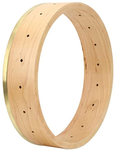 11in Maple Banjo Rim Luthier Piezas de Banjo Accesorios de Instrumentos Musicales Marco de Arce con Material de Cobre Color de Madera