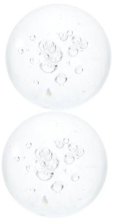 UPKOCH 2 Piezas De Esfera De Cristal Transparente para DecoracióN De Fuente De Agua, Accesorios para DIY, Acuario Y Feng Shui, 4Cm
