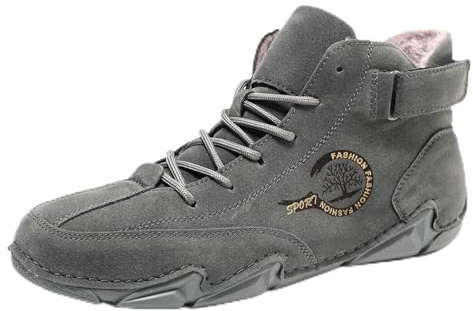 Alpaca Barefoot Shoes, Alpaca - Ergonomic, Waterproof & Pain Relieving Leather Barefoot Shoe, Men's Women's Unsex Shoes, Shoes, Trainers, Leisure Shoes, Outdoor Hiking Shoes, 1 Grey, 7 UK