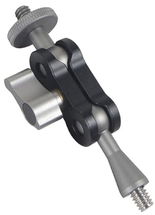 Braccio Articolare Professionale Con A Doppia Per Treppiedi E Gabbia Della Fotocamera 1/4 Pollici Viti Per Un Facile Accessorio Treppiedi Montaggio